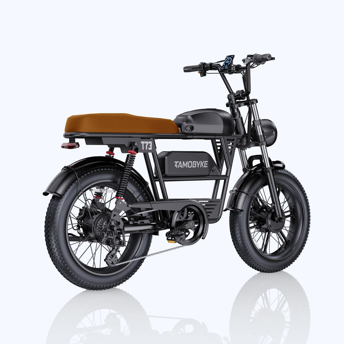 T73 Pro Max E-bike Tamobyke Brown