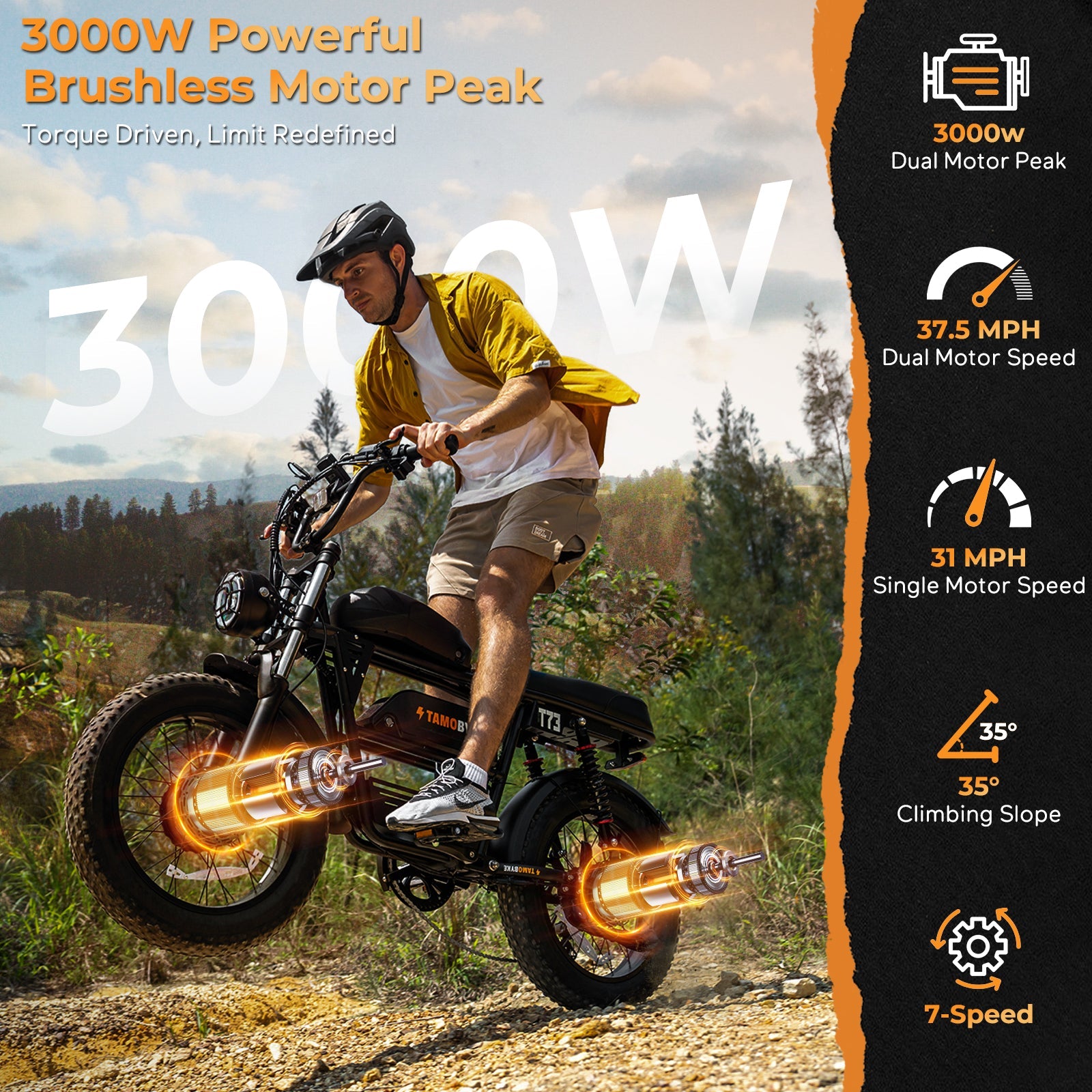 Tamobyke T73 Pro Max Electric Bike Tamobyke