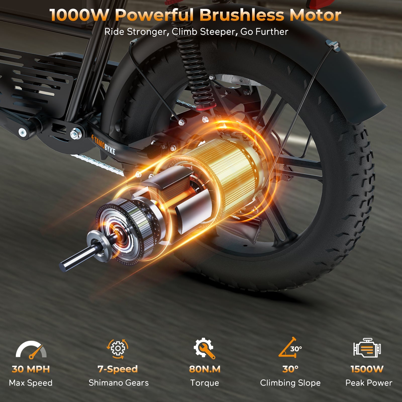 Tamobyke T73 Electric Bike Tamobyke
