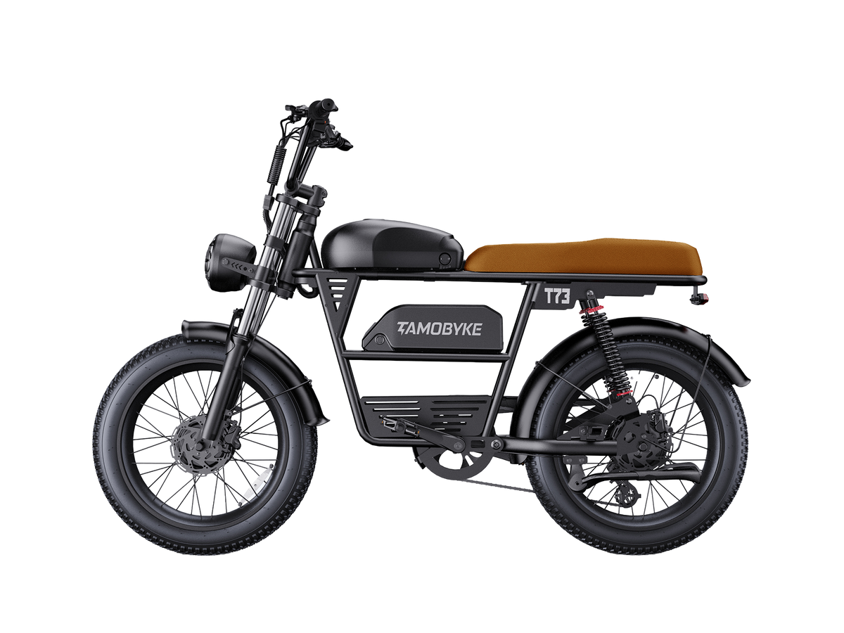 T73 Pro Max E-bike Tamobyke Brown