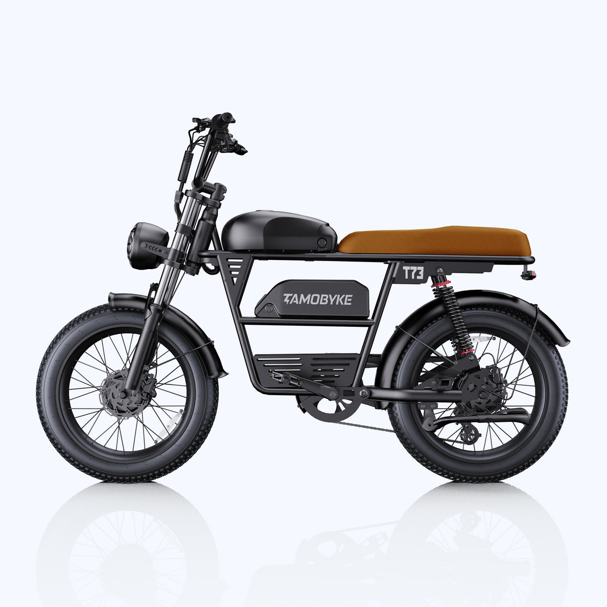T73 Pro Max E-bike Tamobyke Brown