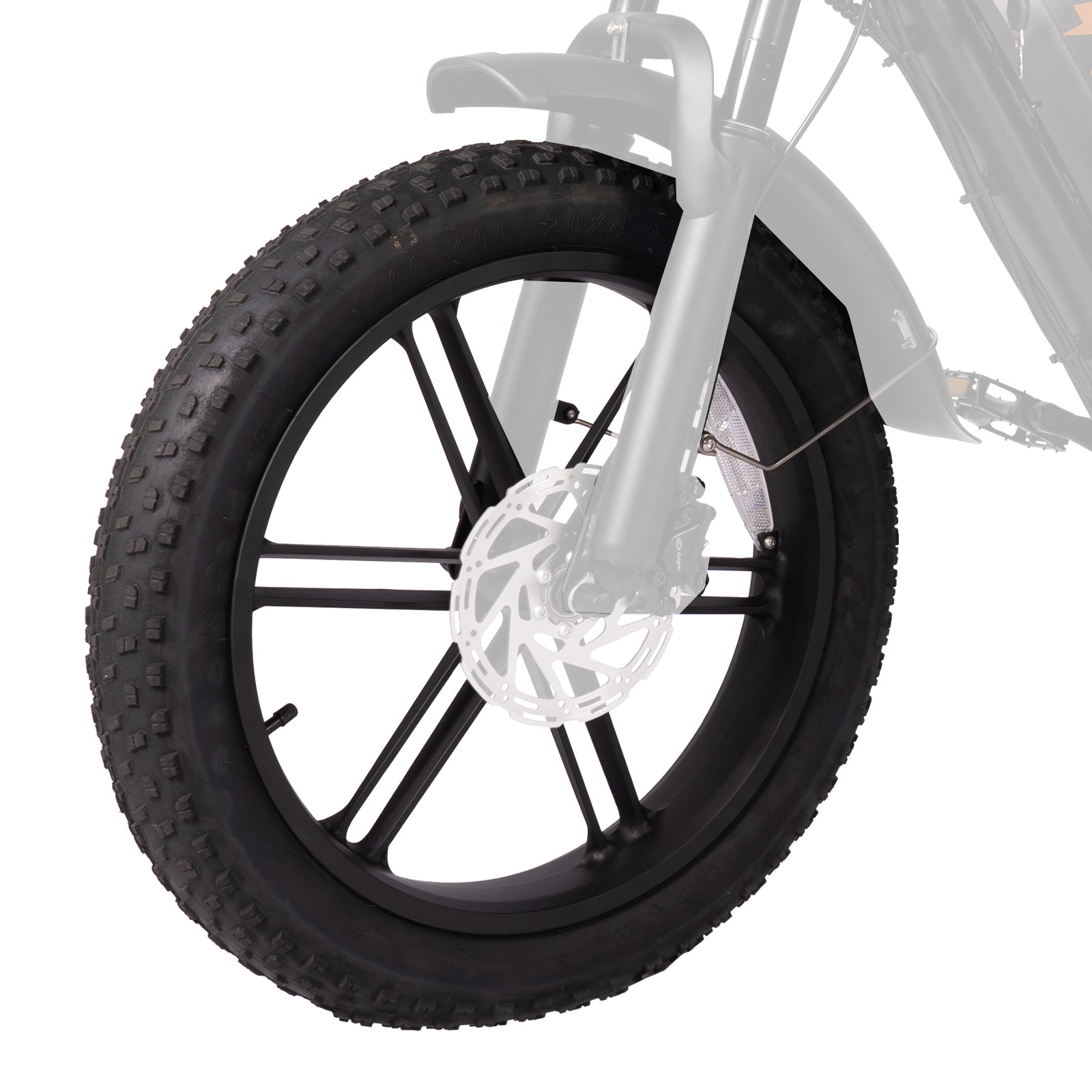 Tamobyke Electric Bicycle Front Wheel (Hub, Inner Tire, Outer Tire)