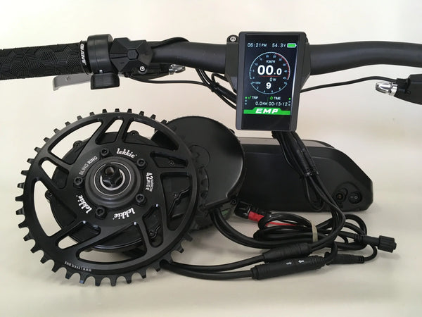 electric motor for a bicycle BAFANG BBS02B 48V 750W Mid Drive Bike Ebike Conversion Kit Mid-Mounted Engine Mountain Bike Road with Optional 48V 17.5Ah Requires additional Brompton electric parts to function EB3 500W Motor Electric Bike