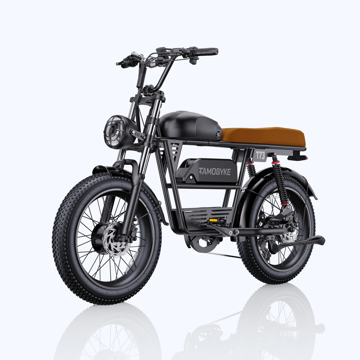 T73 Pro Max E-bike Tamobyke Brown
