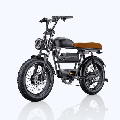 T73 Pro Max E-bike Tamobyke Brown