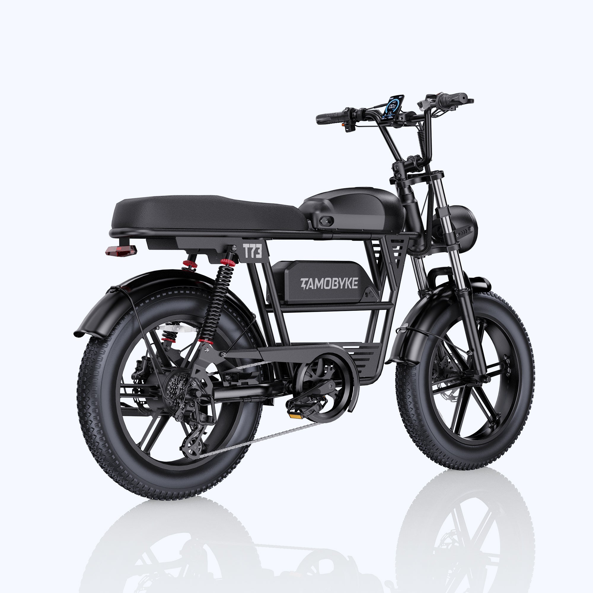 New T73 max E-bike Tamobyke Black