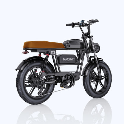 New T73 max E-bike Tamobyke Brown