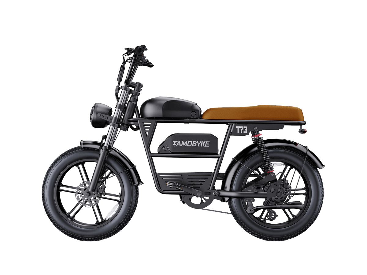 New T73 max E-bike Tamobyke Brown