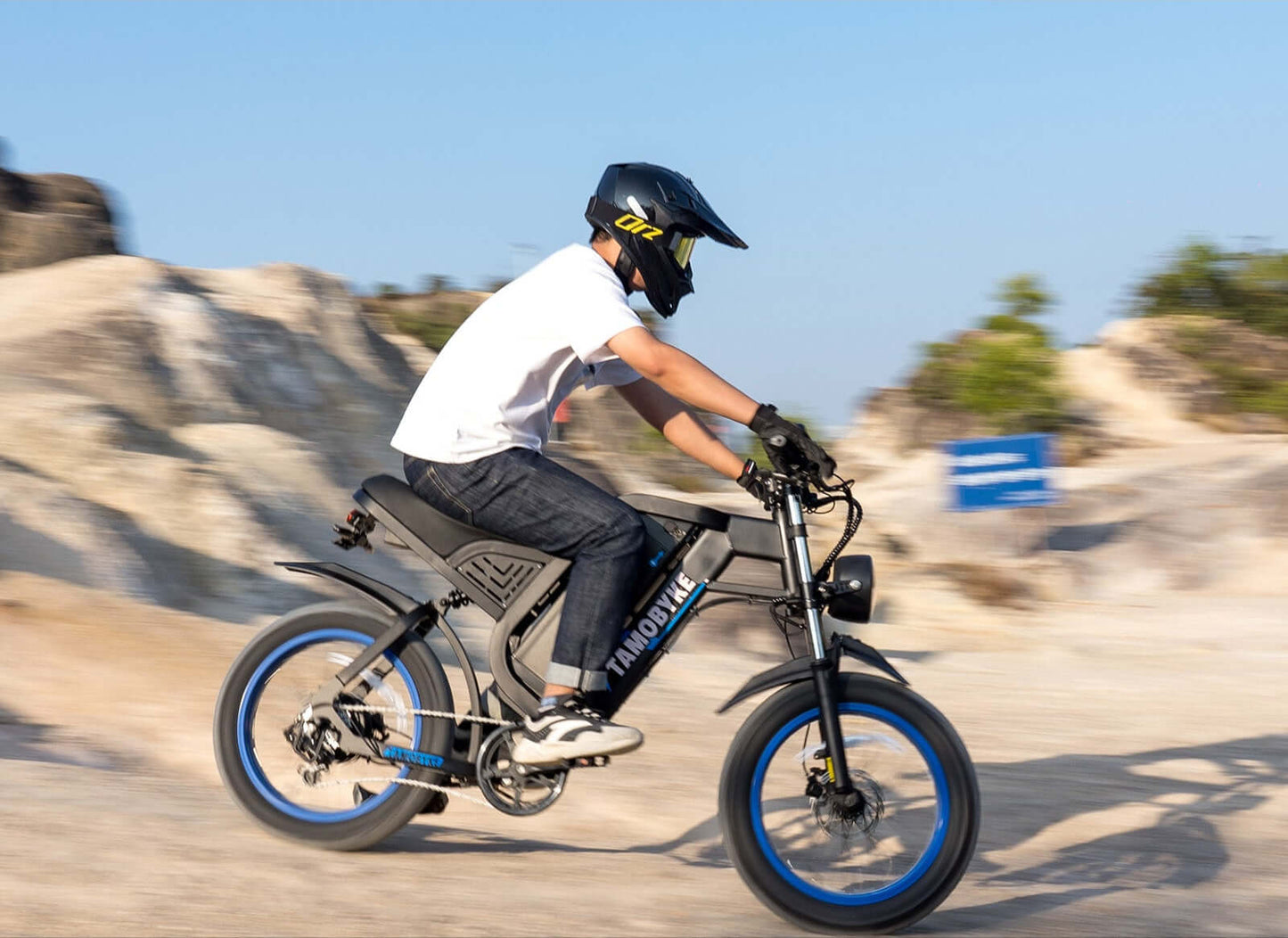 Tamobyke TB20, 1500W Motor, 28MPH E-Bike, 48V 25Ah Electric Bicycle with Full Suspension