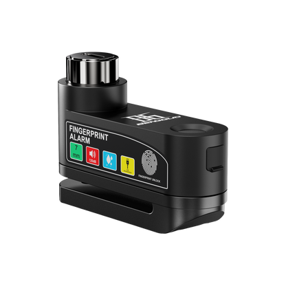 Fingerprint Alarm Disc Lock | Tamobyke