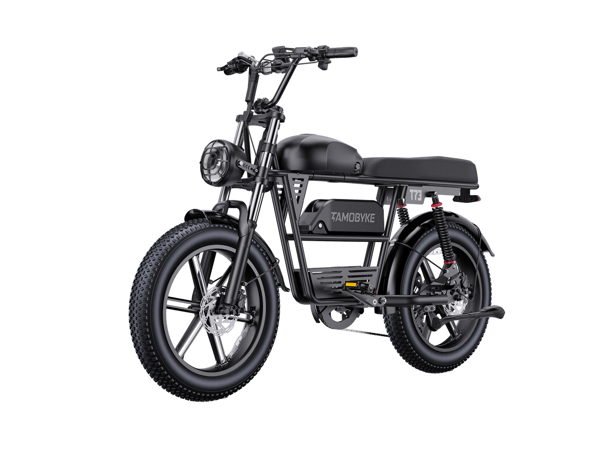 New T73 max E-bike Tamobyke Black