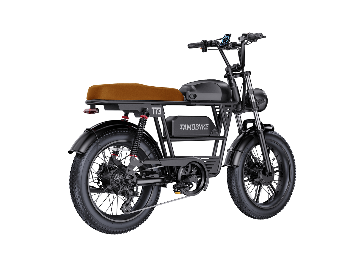 T73 Pro Max E-bike Tamobyke Brown