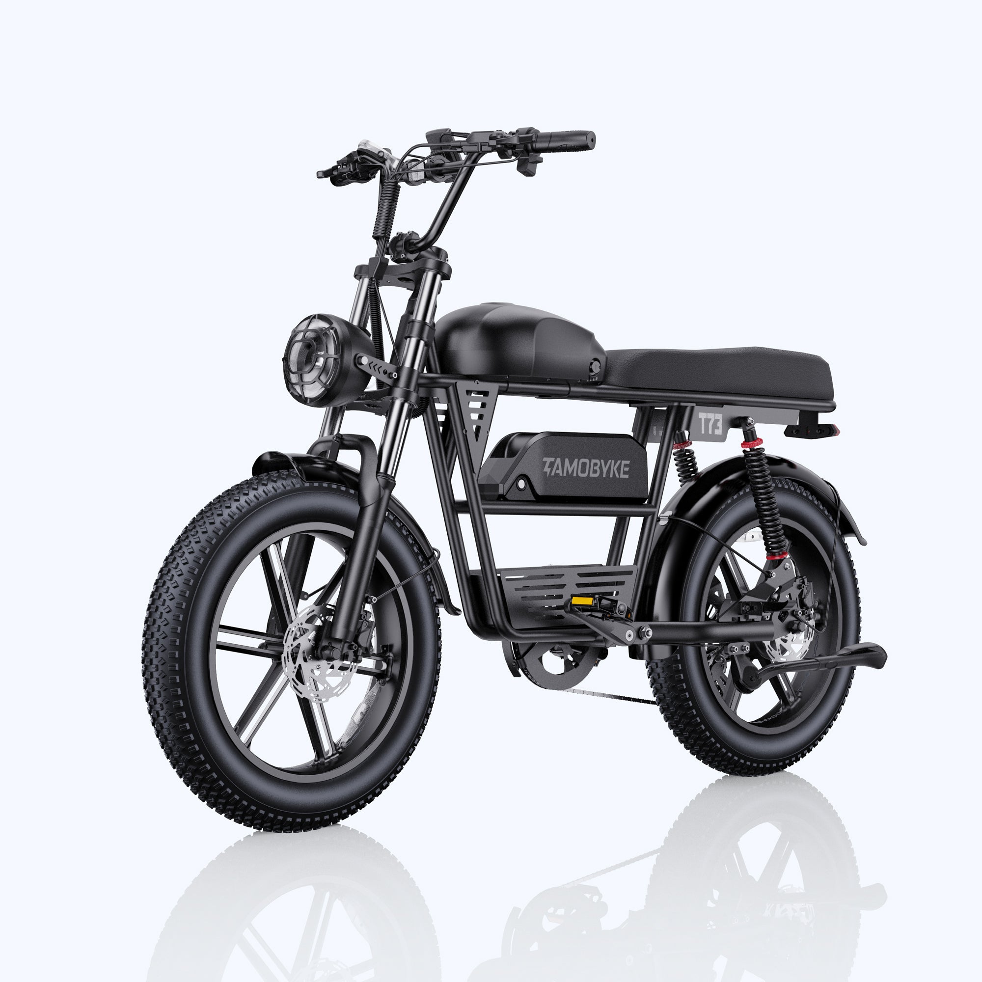 New T73 max E-bike Tamobyke Black