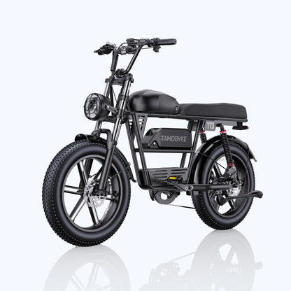 New T73 max E-bike Tamobyke Black