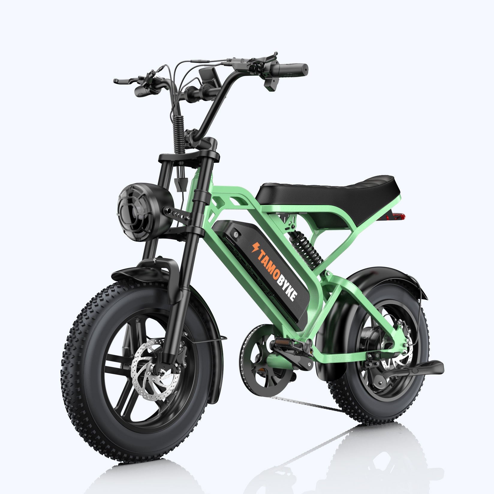 electric bicycle small Tamobyke T16 Colour:Lemon Aid Shimano Beastmaster STC Spinning Accessories_All Accessories Seat height is adjustable