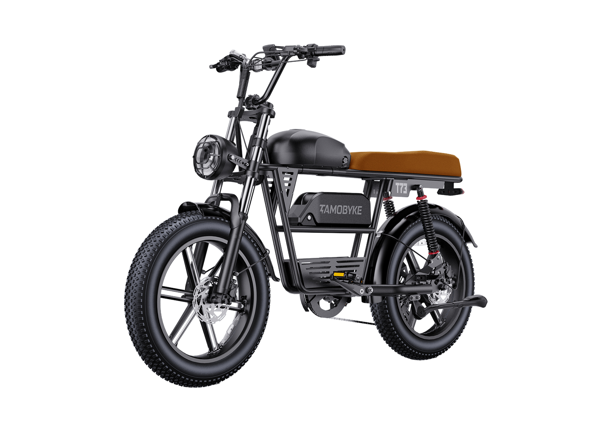 New T73 max E-bike Tamobyke Brown