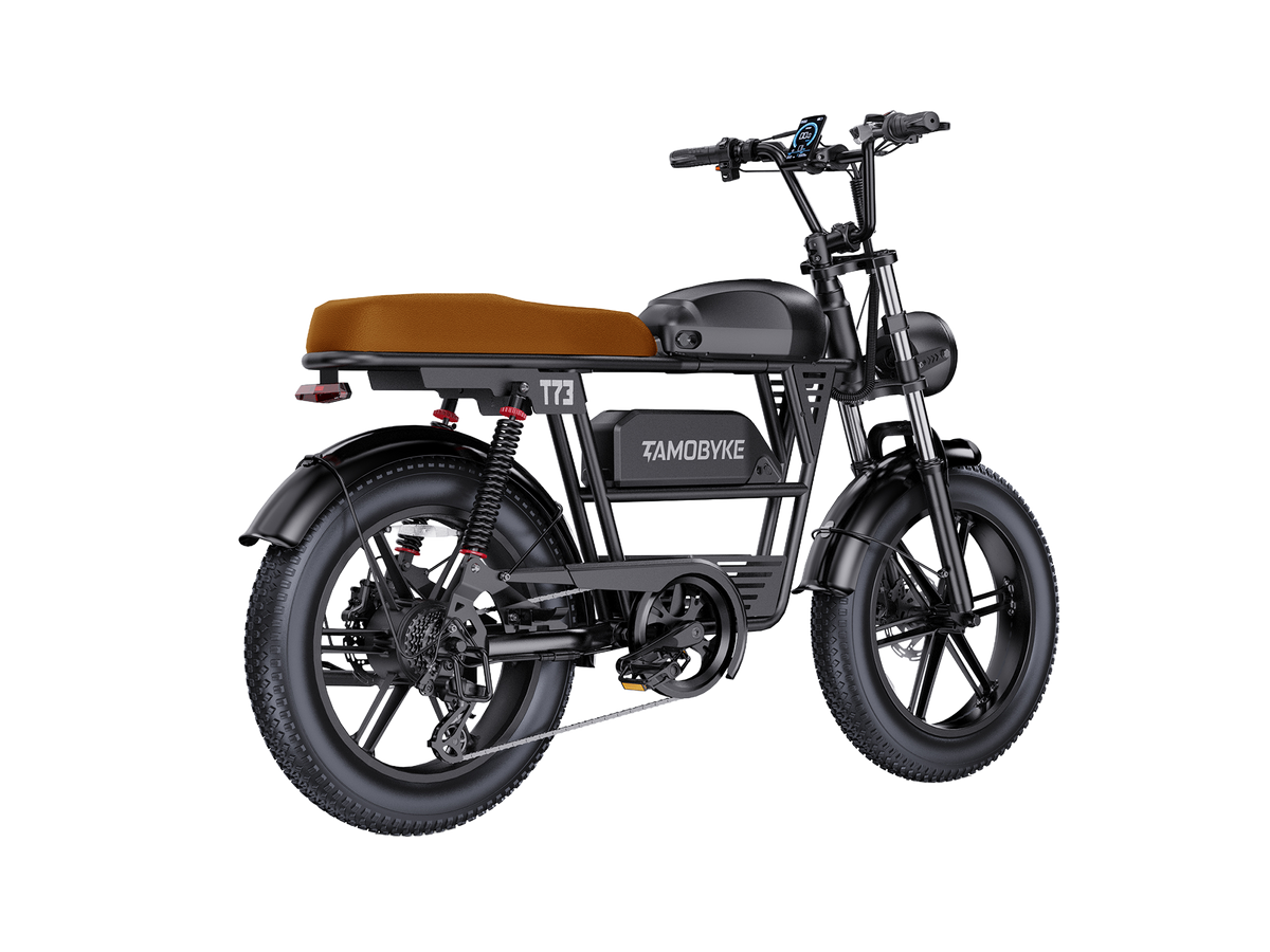 New T73 max E-bike Tamobyke Brown