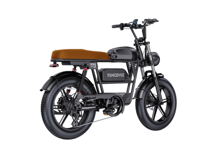 New T73 max E-bike Tamobyke Brown