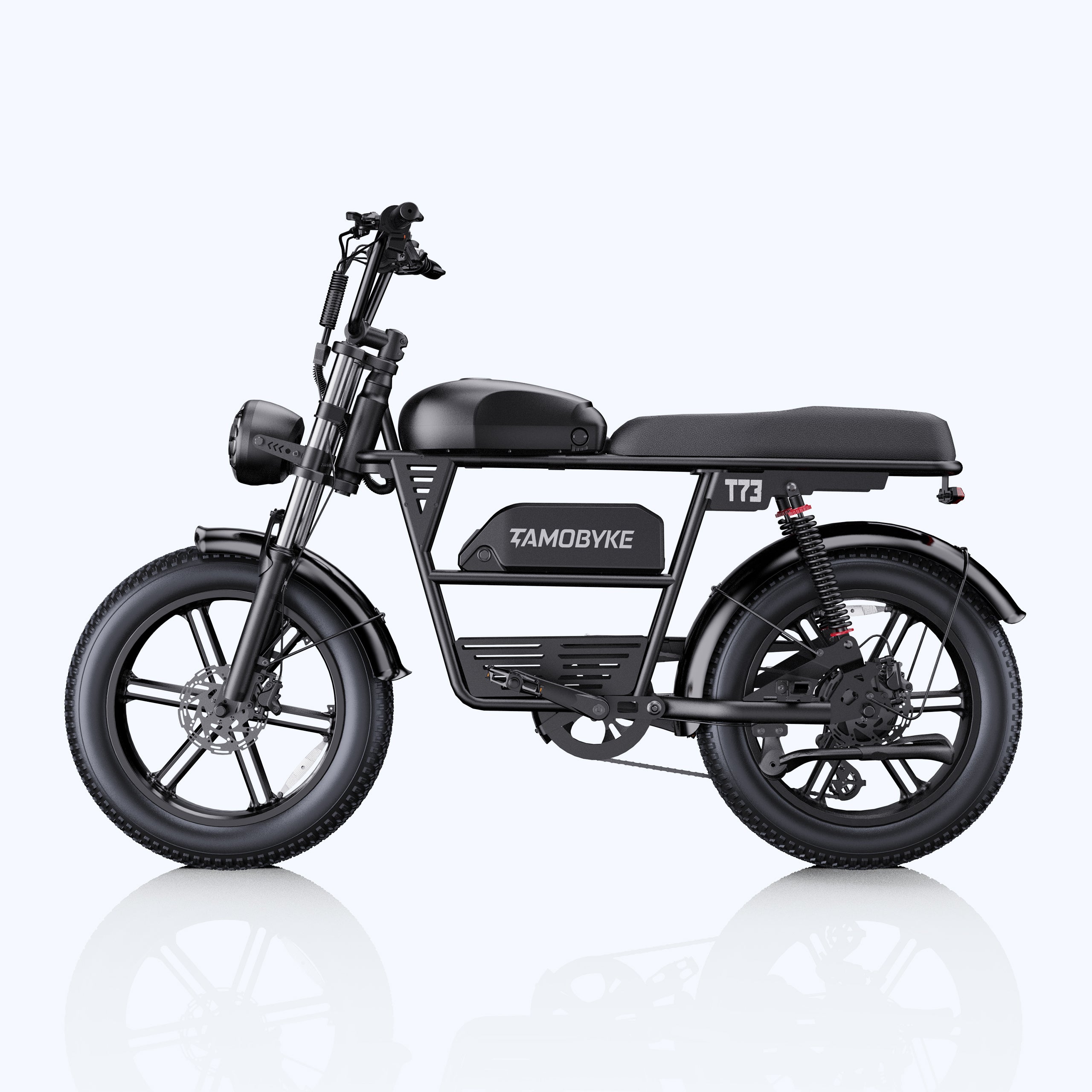 New T73 max E-bike Tamobyke Black