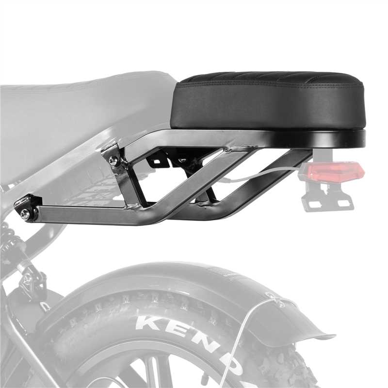 Tamobyke V20 4.0 Electric Bike Rear Rack 55 LB Cargo Capacity Rear Rack for Electric Bike