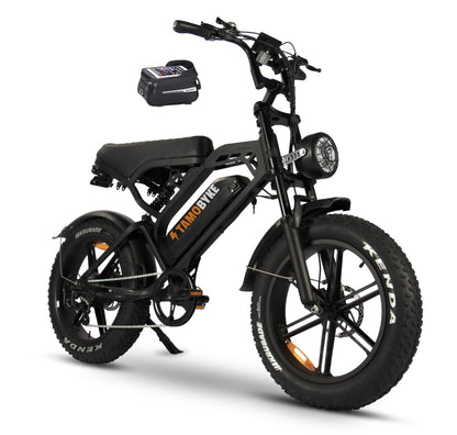 Tamobyke V20 Electric Bike 1000W Motor, 20'' Fat Tire, 48V 15AH Battery, 28MPH